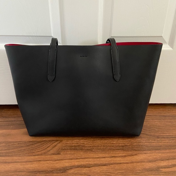 SOLD Coach Avenue Tote (Black/Red) - Picture 2 of 9